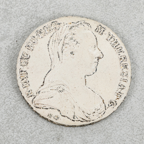 Mynt, silver, ca 1900-tal, 28g