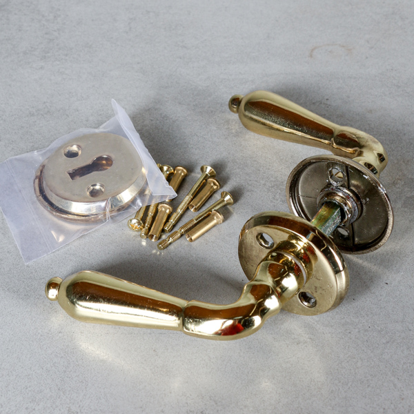 Dörrtrycken, 10 st, mässing