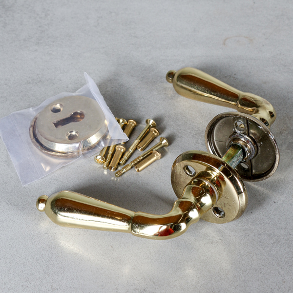 Dörrtrycken, 10 st, mässing