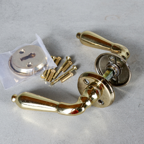 Dörrtrycken, 10 st, mässing