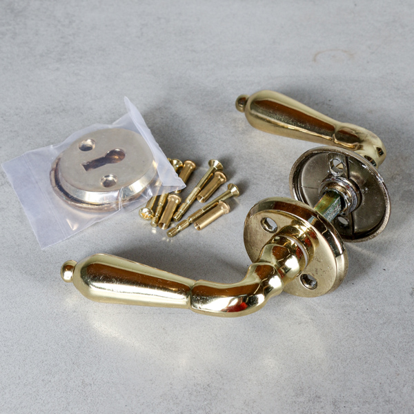 Dörrtrycken, 10 st, mässing