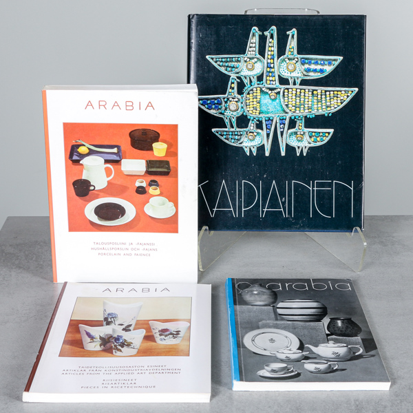  Böcker, om Arabia samt Birger Kaipiainen