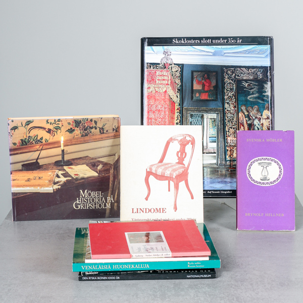 Böcker, om Skokloster, Gripsholm, möbler