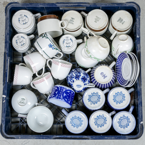 Parti Kaffe- & tekoppar, olika modeller