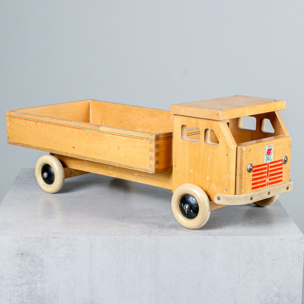 Lastbil, trä, Gemla, 1950-tal