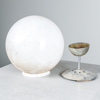 Taklampa, glob, art deco, renoveringsobjekt