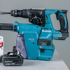 Borrhammare, Makita DHR243, med batteri, schuck och borr