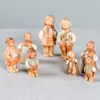 Figurer, 8 st, stengods, Rutebo stengods Leksand