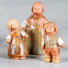 Figurer, 8 st, stengods, Rutebo stengods Leksand