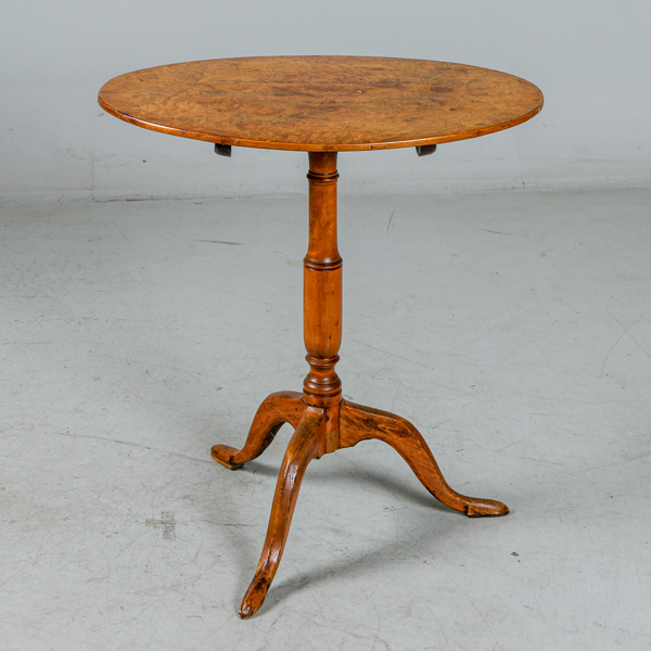 Fällbord, masurbjörk, 1700/1800-tal