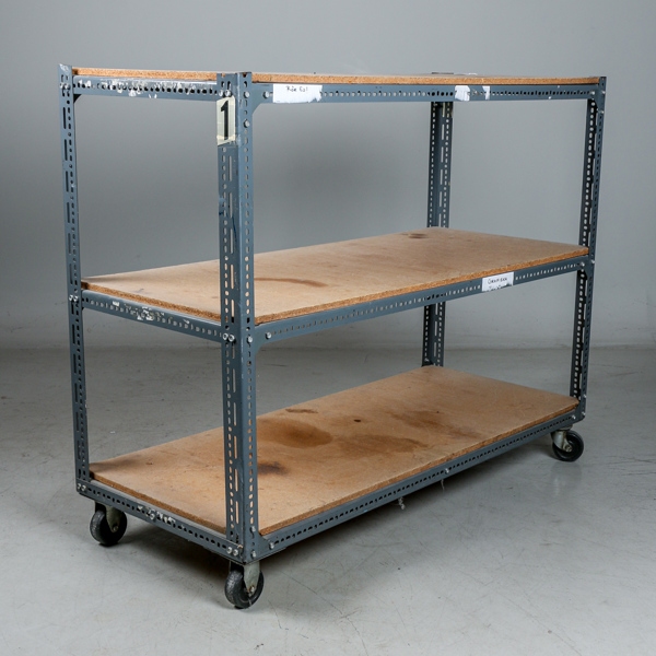 Lagervagn, med 3 hyllplan