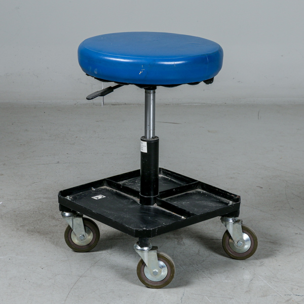 Montör-/verkstadspall, med bricka