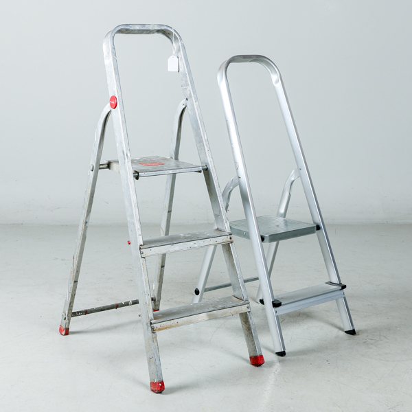 Trappstege, 2 st, aluminium