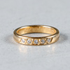 Ring, Guld 18k, 4.0g, 5st diamanter 0.10ct