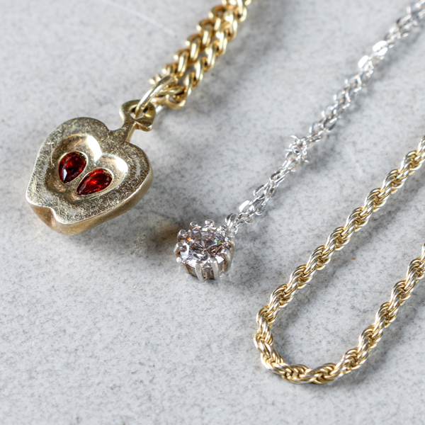 Smycken, 3 delar, Silver, bl.a "Dotter"