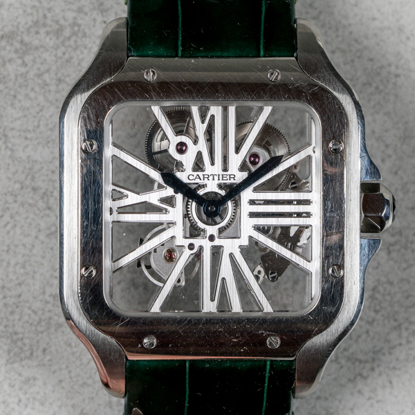 Cartier, Santos De Cartier, "Skeleton" Ø39.7