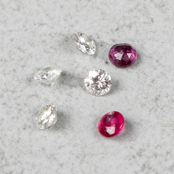 Diamanter, 4st, 0.30ct