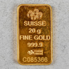 Guldtacka, 24k, 20g, 999/1000 Suisse Pamp