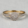 Diamantring, Guld 18k, 2.5g, 0.12ct