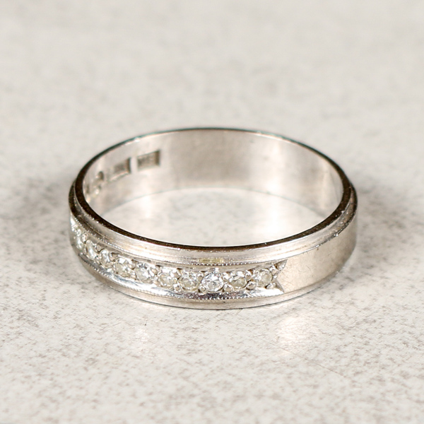 Diamantring, Guld 18k, 3.0g, 0.10ct