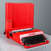 Olivetti Valentine, reseskrivmaskin, Ettore Sottsass och Perry A. King 