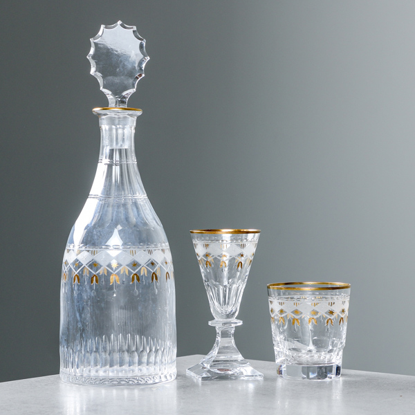 Odelberg Junior, Kosta, karaff, 8 st snapsglas, 8 st glas