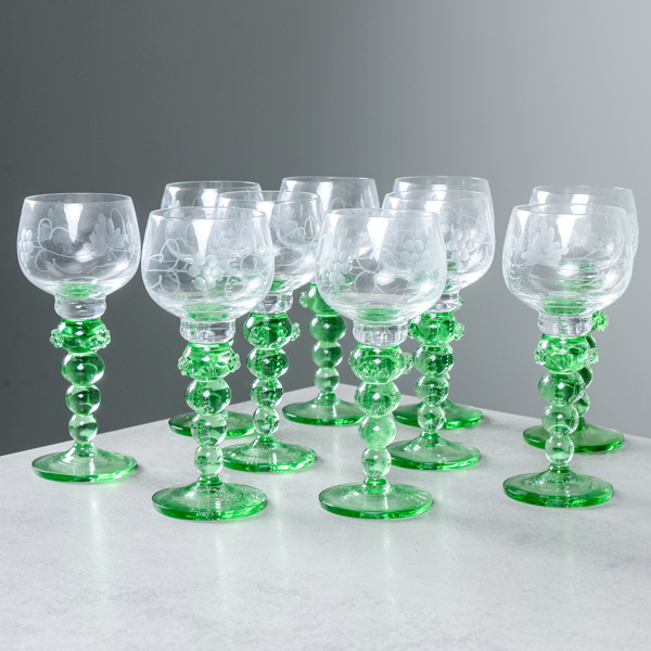 Vinglas, 10 st, remmare