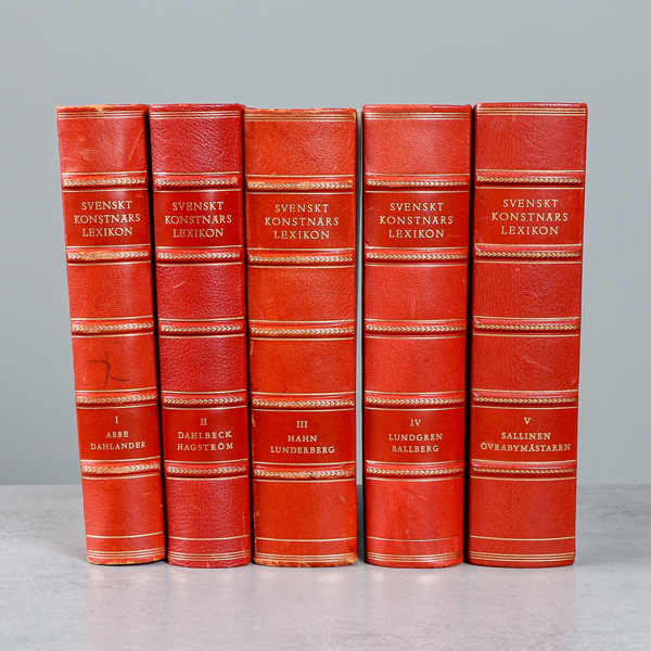 Svenskt Konstnärslexikon, band I-V, Allhems förlag