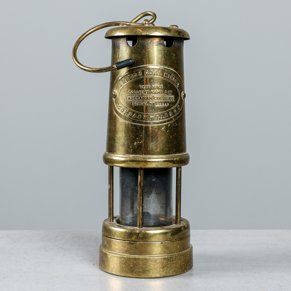 Gruvlykta, mässing, British Coal Mining