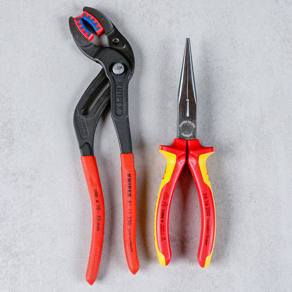 Knipex, Flacktång 2616200 1000V, VVS-tång 8111250 10-75 mm