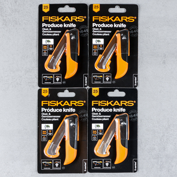 Skördeknivar, 4 st, Fiskars, oanvända