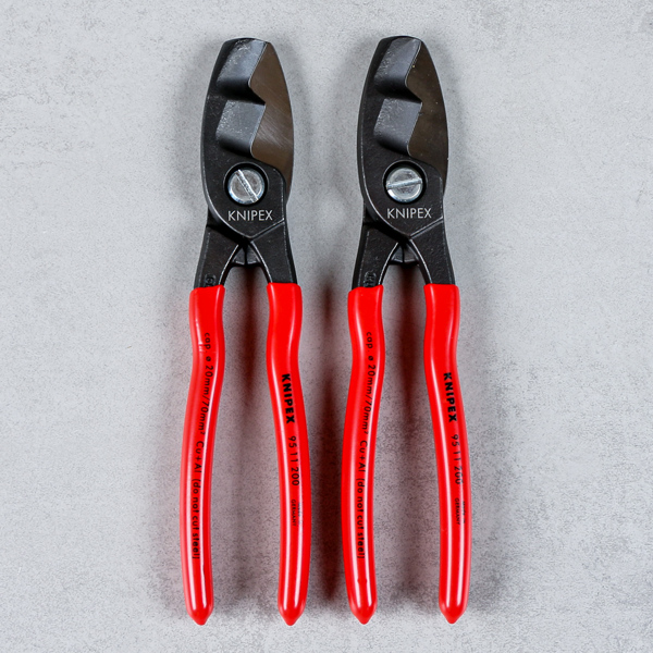 Knipex, skaltång, 2 st, 9511200, oanvända