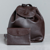 Longchamp, ryggsäck och plånbok, läder