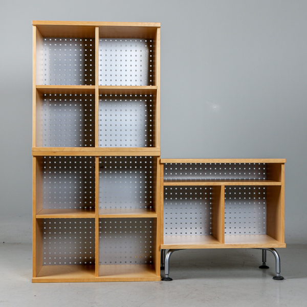 Hyllsystem/kontorsmöbler, 3 delar 