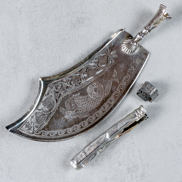 Silverföremål, 4 delar, 150g