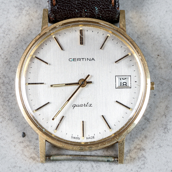 Förtjänstklocka, Certina, Guld 14k, Ø33.5mm