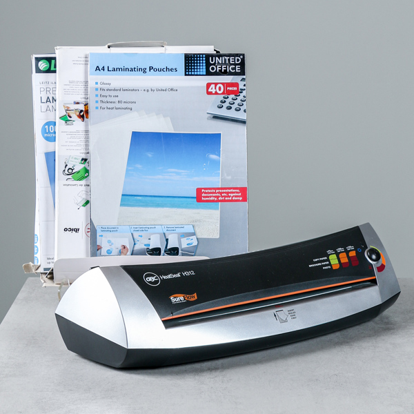 Lamineringsmaskin, Heat Seal H312, med lamineringssidor