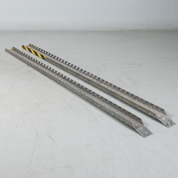 Lastramp, aluminium, 2 delar