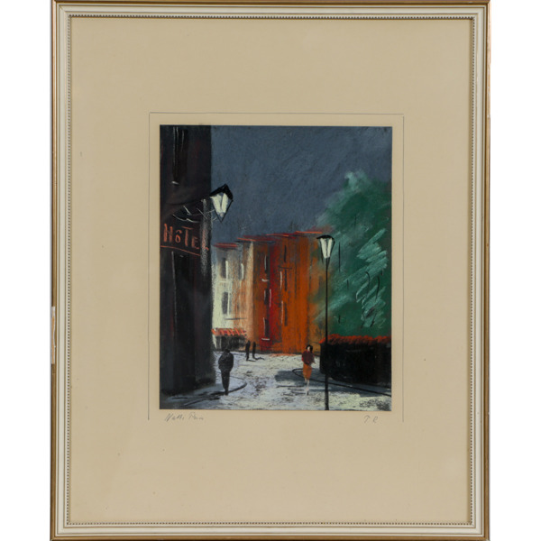 Tedde Rhodin, Pastell, "Natt i Paris"