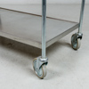 Hyllvagn, rostfritt stål