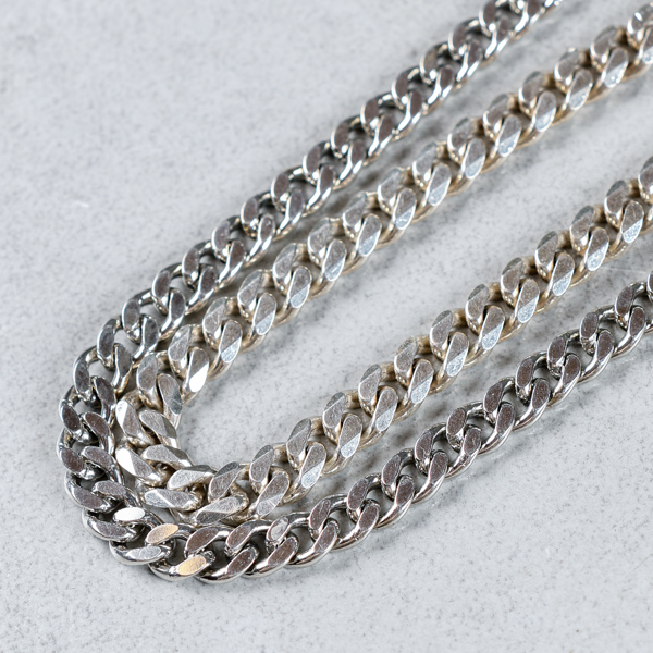 Halskedja och armband, sterling silver