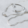 Halsband och armband, 3 delar, silver, 27g