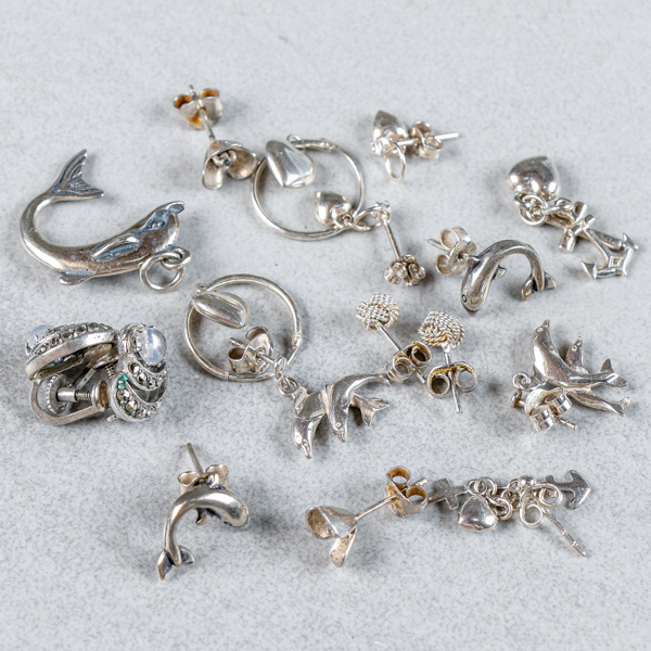 Örhängen, mm, silver