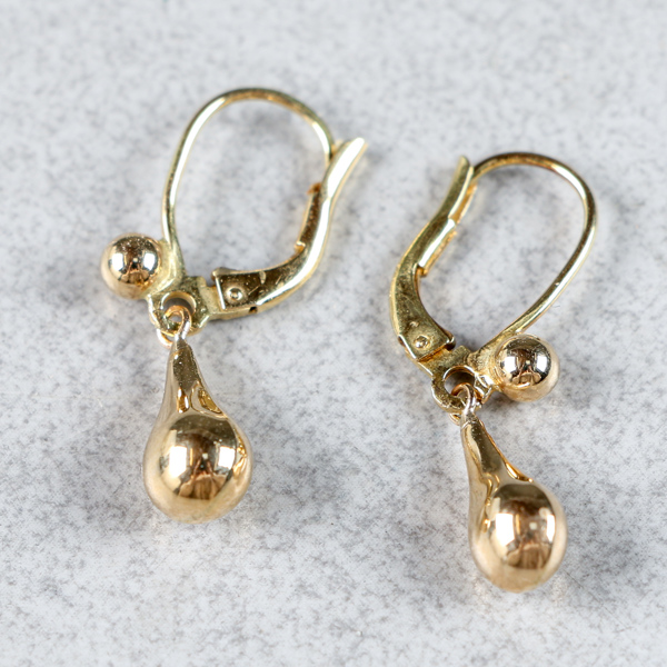 Örhängen, 1 par, Guld 18k, 1.8g