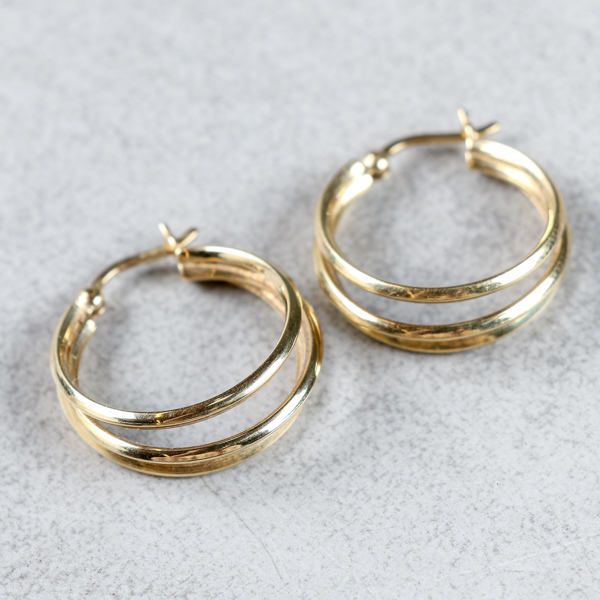 Örhängen, 1 par, Guld 18k, 2.8g