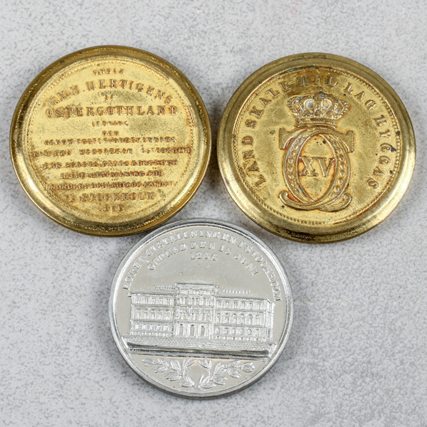 Medalj, Konstutställningen i Stochkolm år 1866